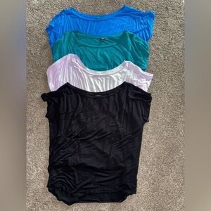 Express Brand Relaxed Off the Shoulder Short Sleeve “London”  Tees